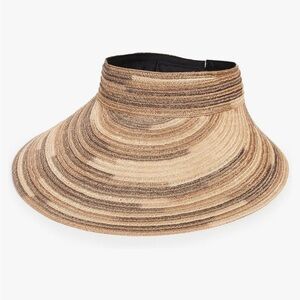 NWT Eugenia Kim Trixie Visor in Brown/Multi